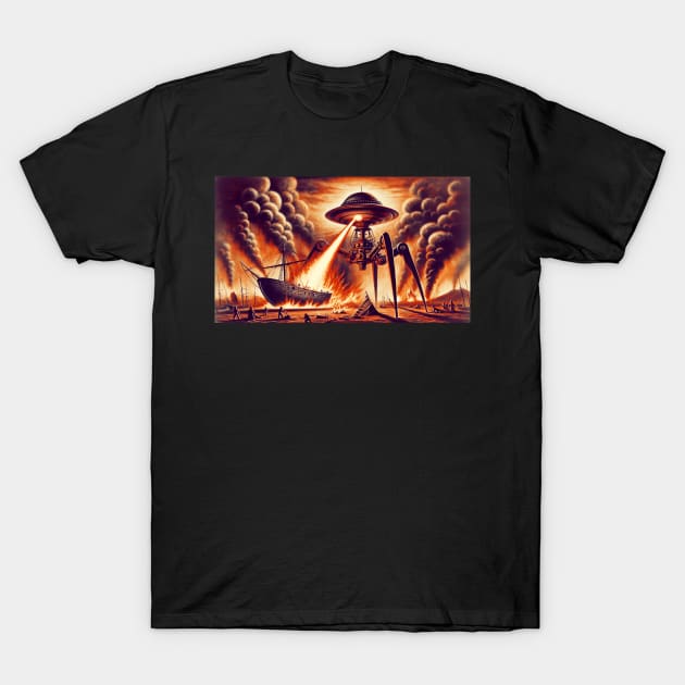 War of the Worlds T-Shirt by IcarusPoe